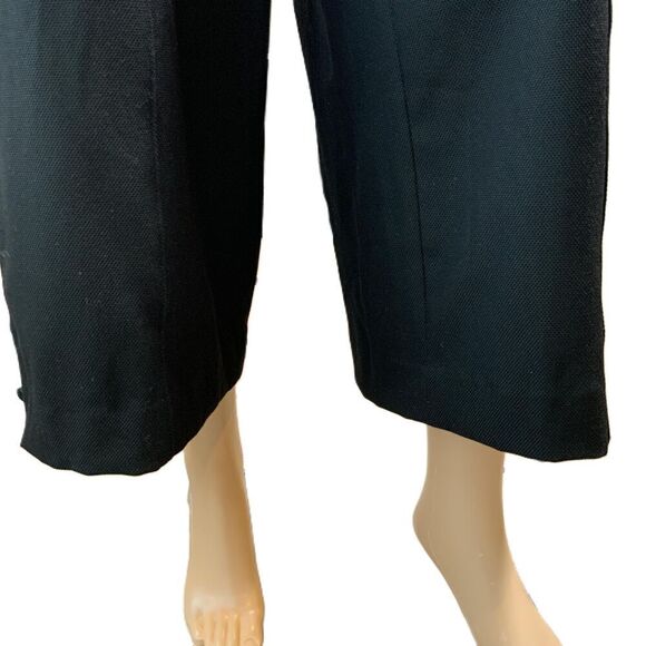 NWT White House Black Market Wide Leg High Waisted Cropped Pants Size 8 Petite - Picture 3 of 16
